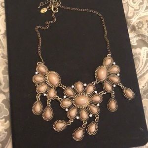 Neutral Statement necklace